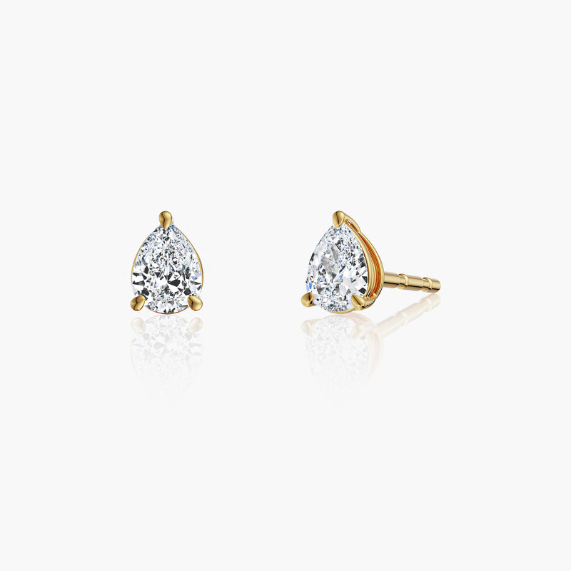 Classic Mixed Shapes Solitaire Diamond Studs
