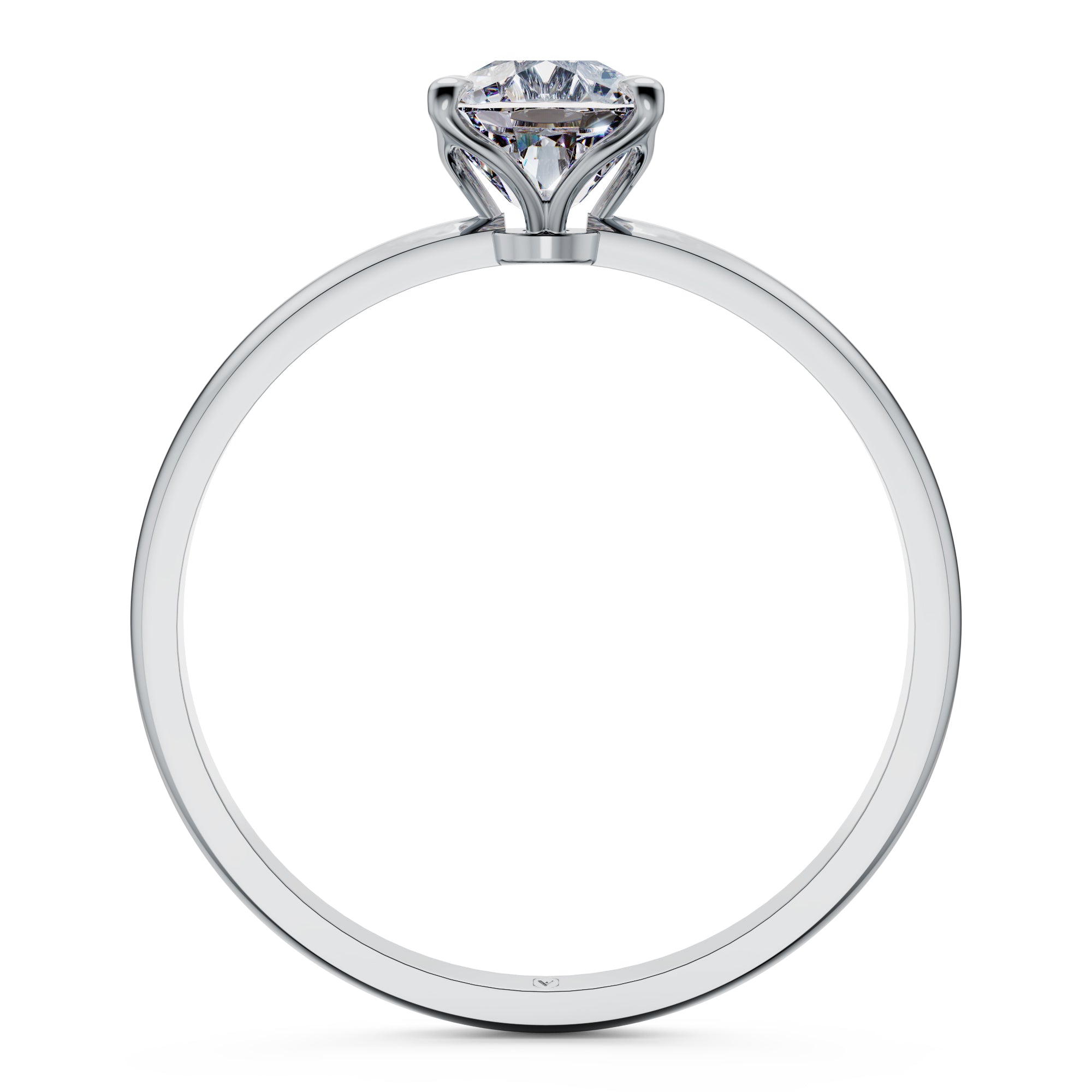 Bloom Cushion Solitaire Engagement Ring