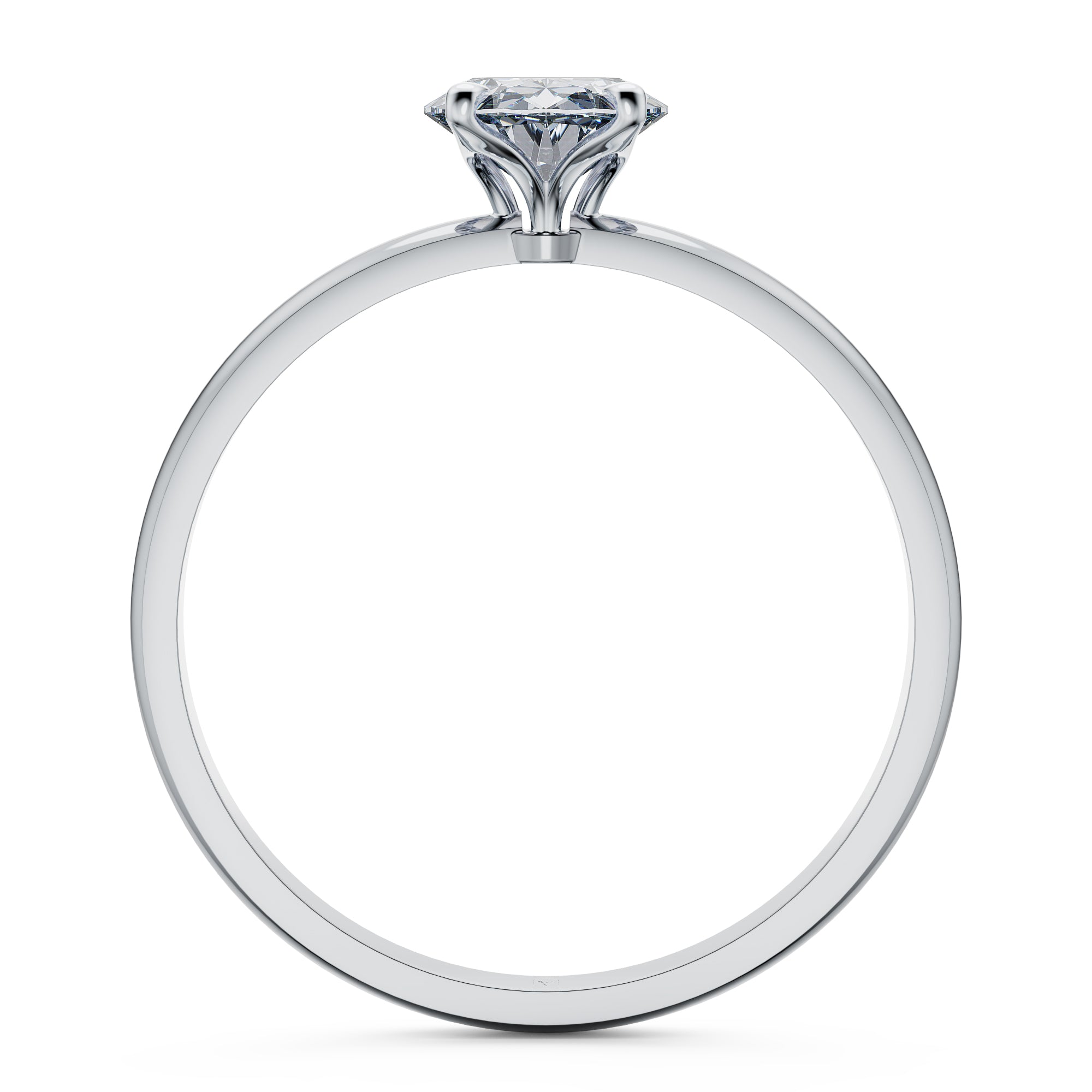 Bloom Oval Solitaire Engagement Ring