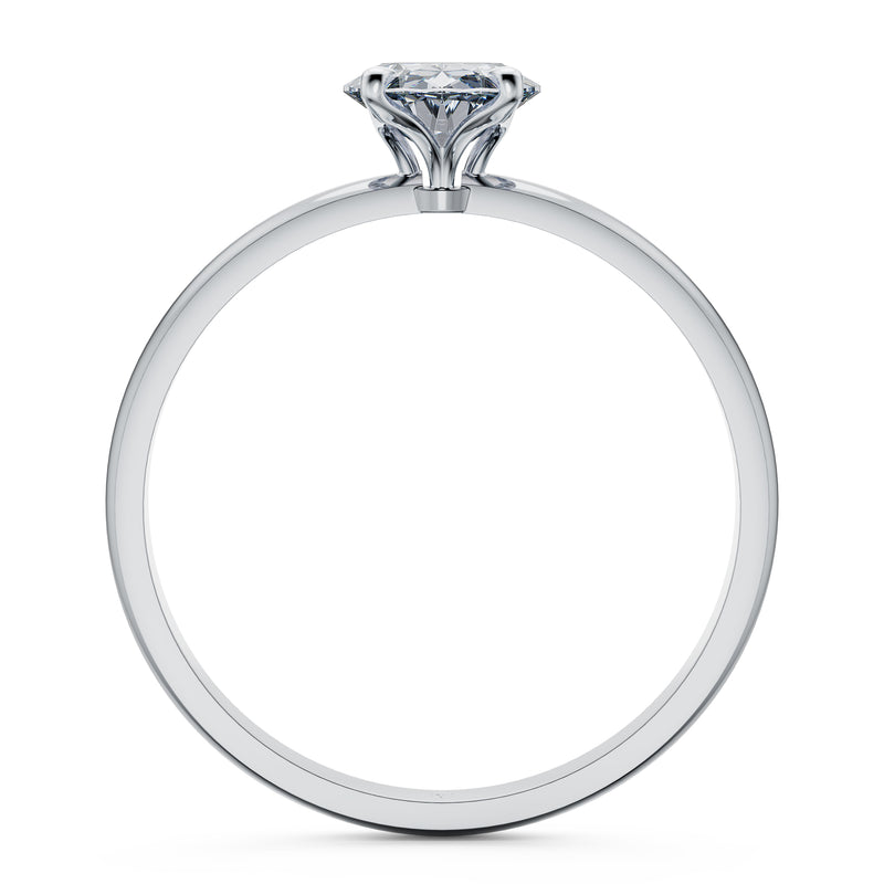 Bloom Oval Solitaire Engagement Ring
