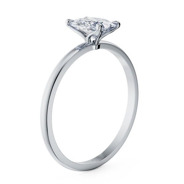 Bloom Oval Solitaire Engagement Ring