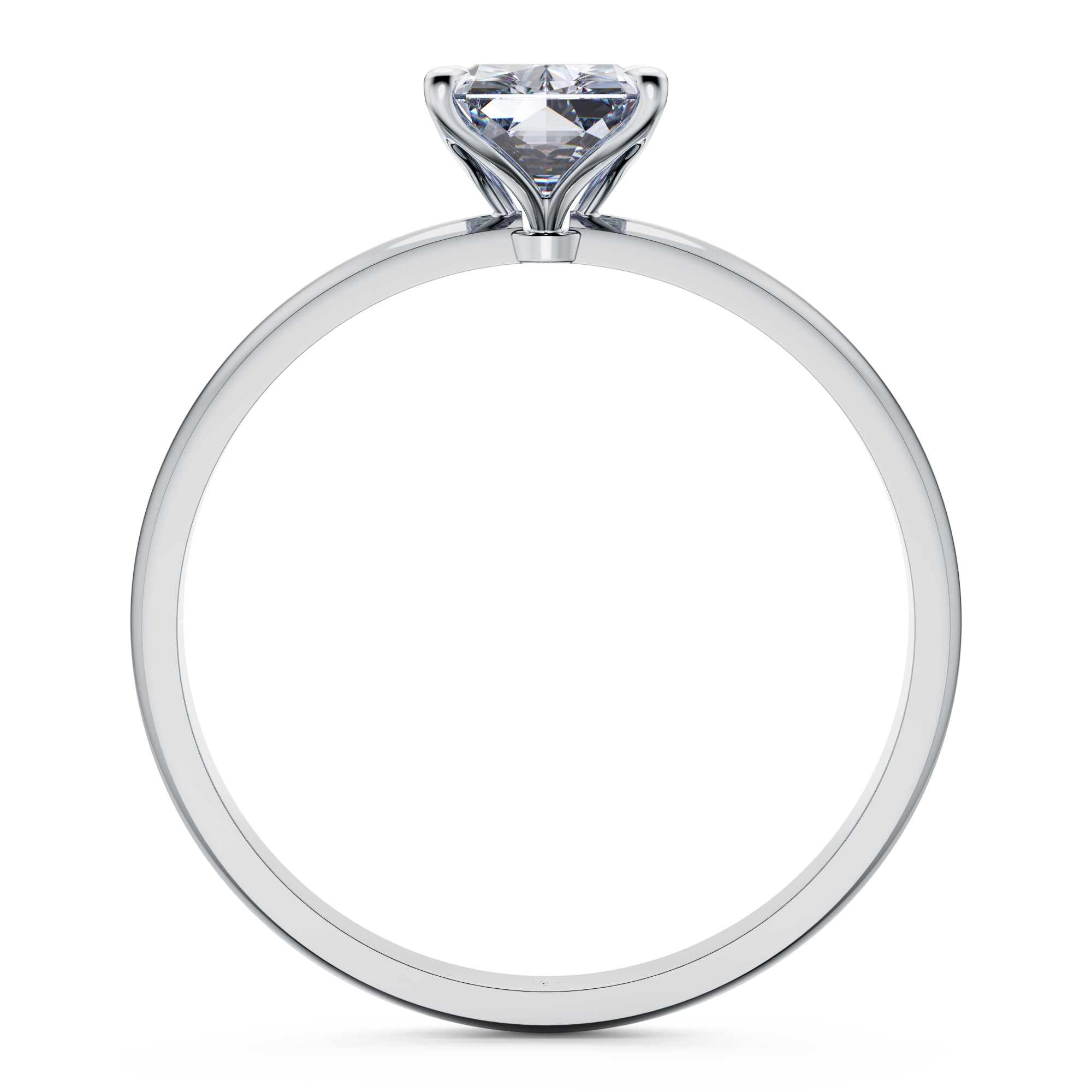 Bloom Radiant Solitaire Engagement Ring