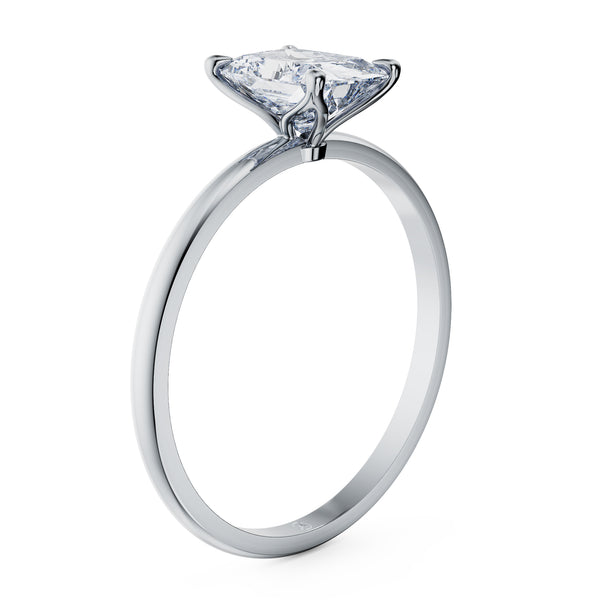 Bloom Radiant Solitaire Engagement Ring
