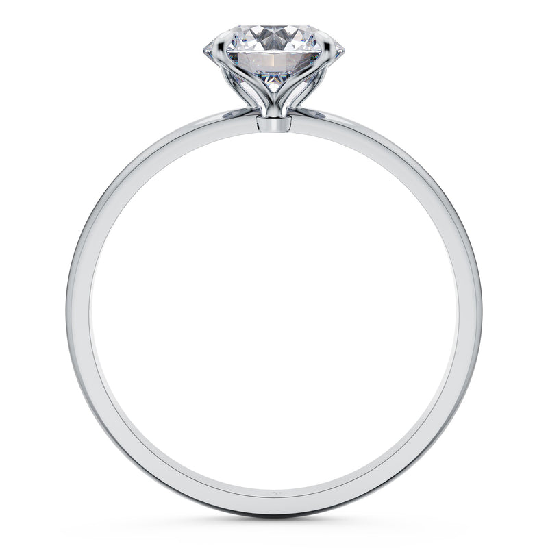 Bloom Round Brilliant Solitaire Engagement Ring