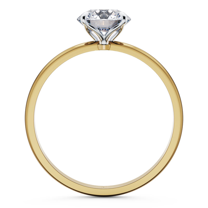 Bloom Round Brilliant Solitaire Engagement Ring