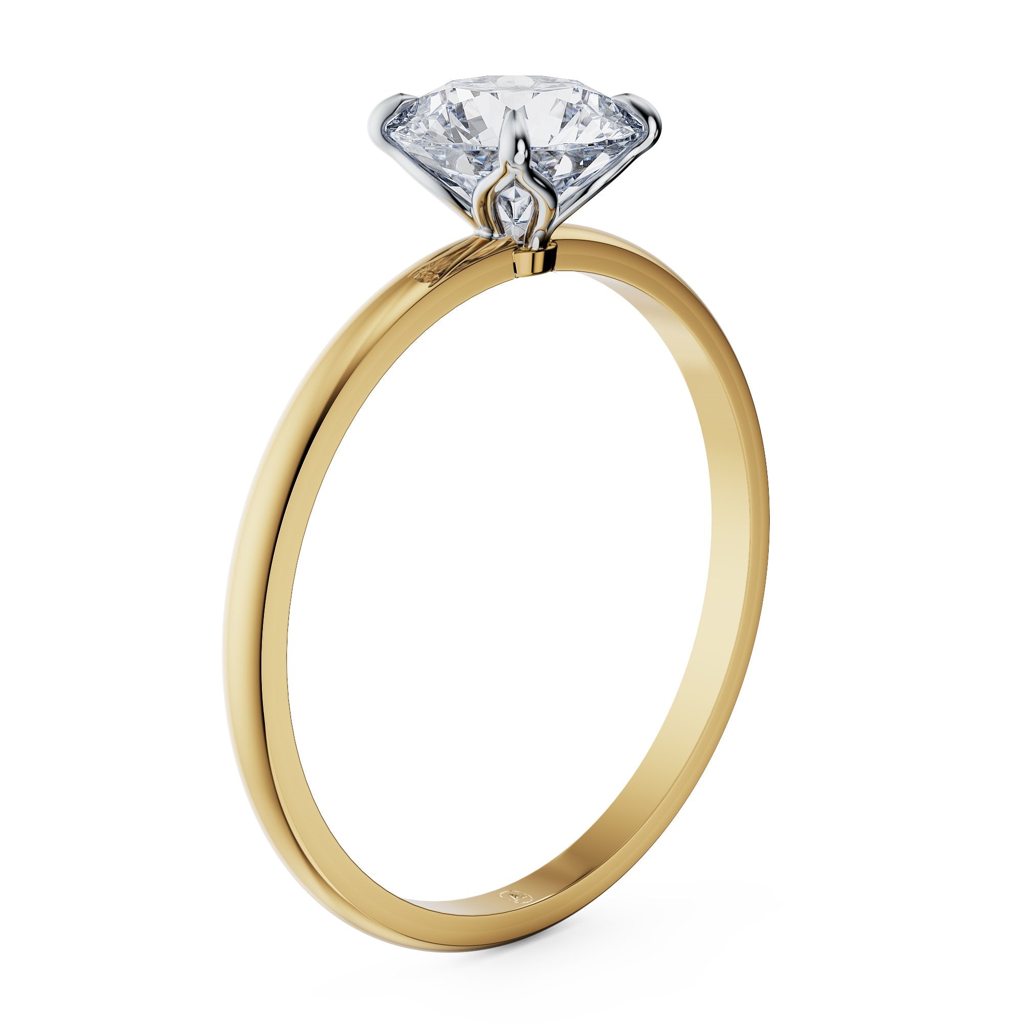 Bloom Round Brilliant Solitaire Engagement Ring