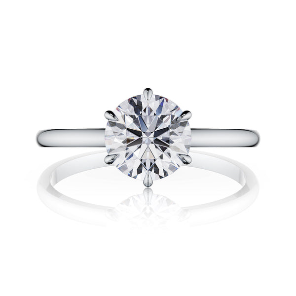 Dione Round Brilliant Solitaire Engagement Ring