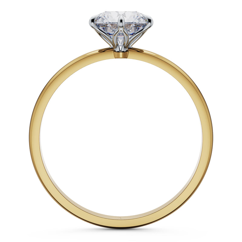 Dione Round Brilliant Solitaire Engagement Ring