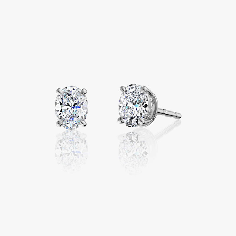 Classic Mixed Shapes Solitaire Diamond Studs