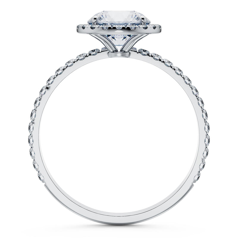 Thea Round Brilliant Halo Engagement Ring