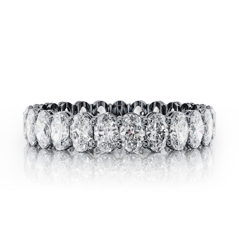 Oval Diamond Eternity Band