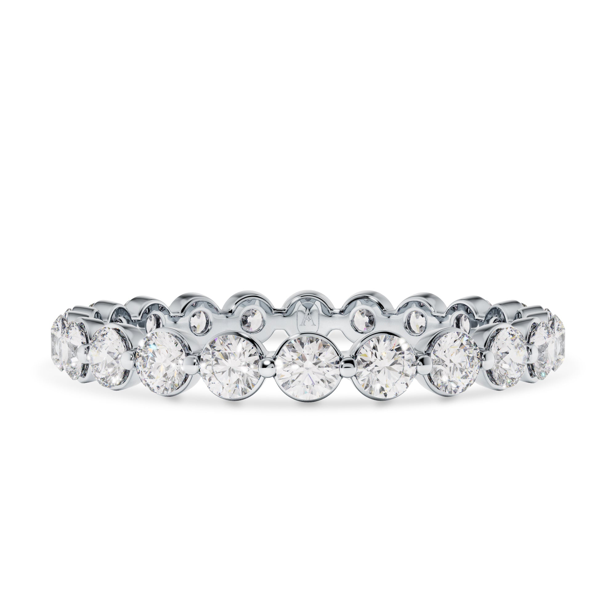 Single Prong Diamond Eternity Band