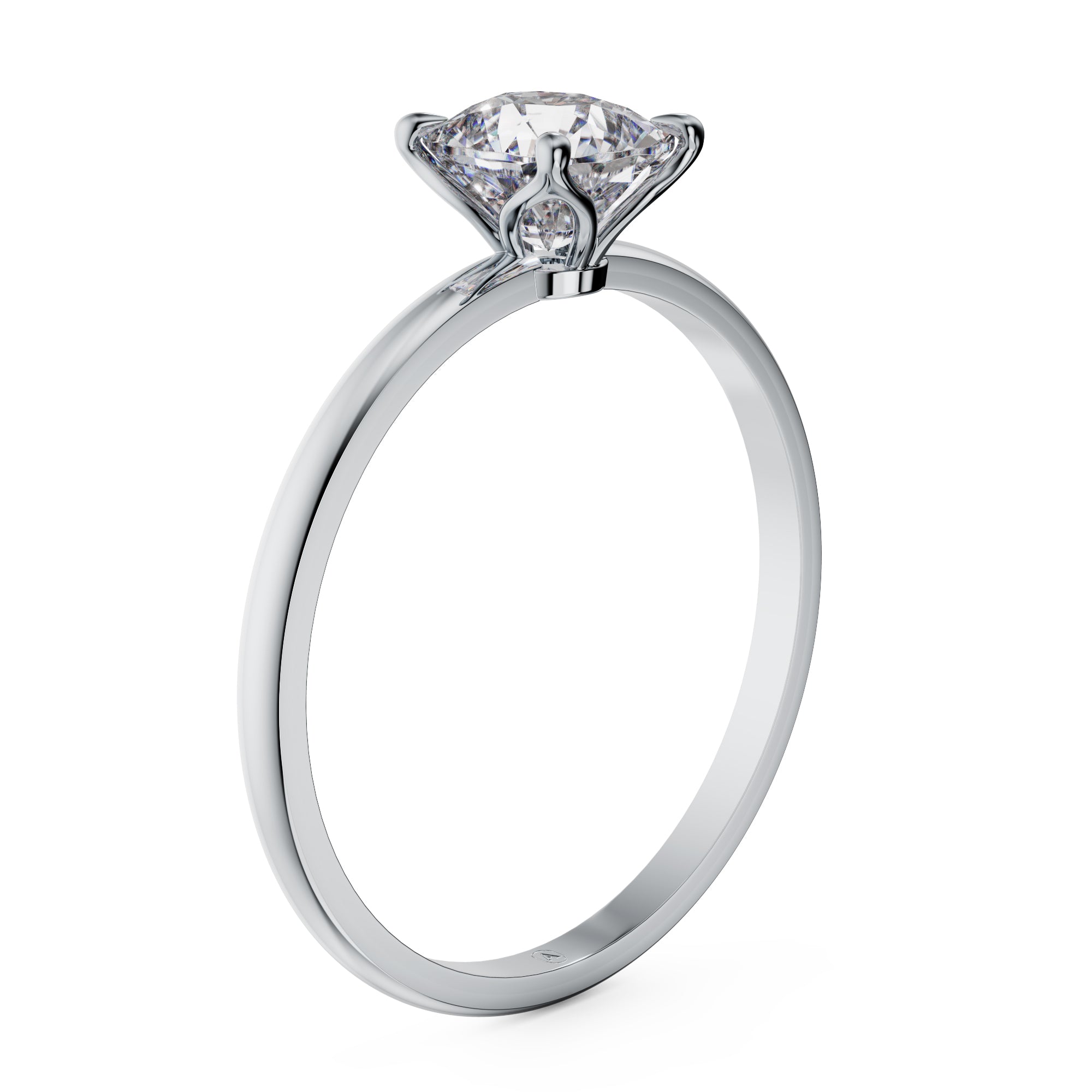 Bloom Cushion Solitaire Engagement Ring