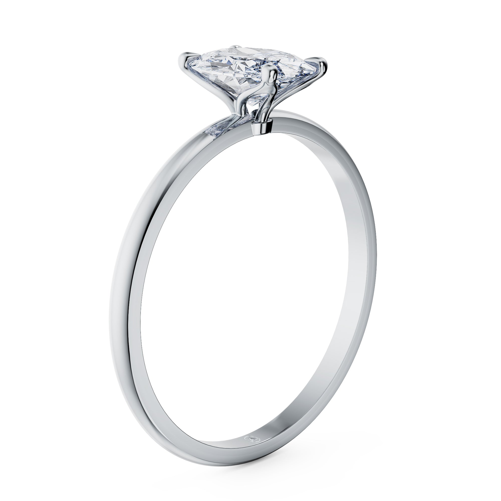 Bloom Oval Solitaire Engagement Ring