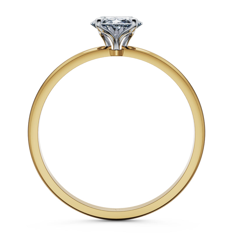 Bloom Oval Solitaire Engagement Ring