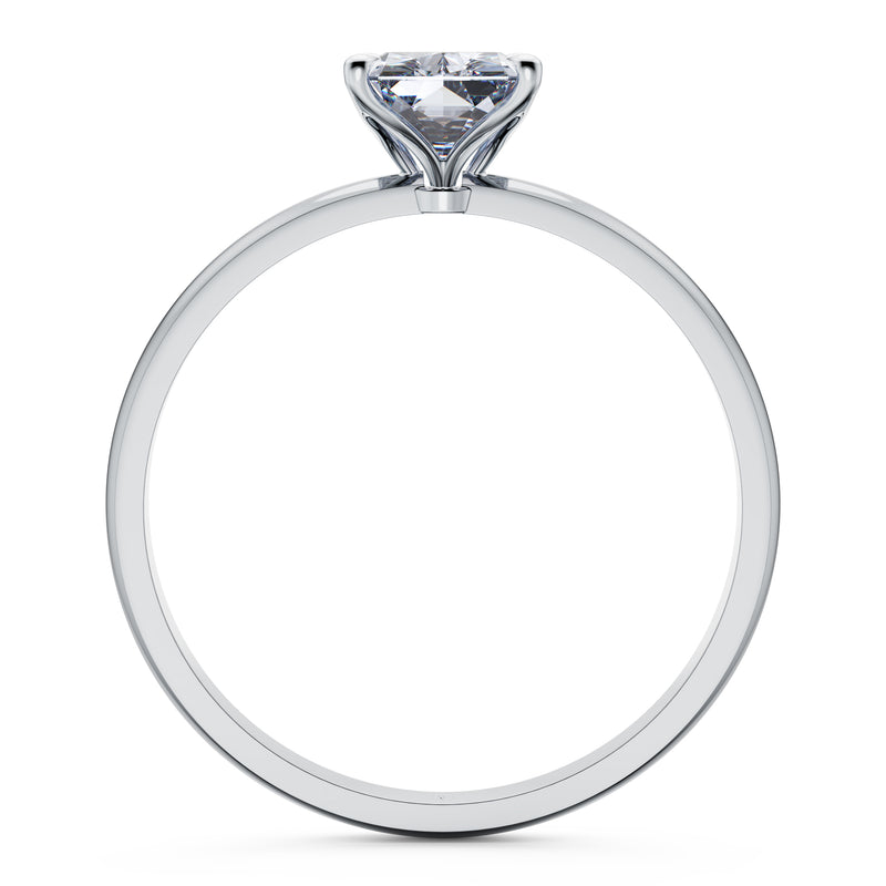 Bloom Radiant Solitaire Engagement Ring