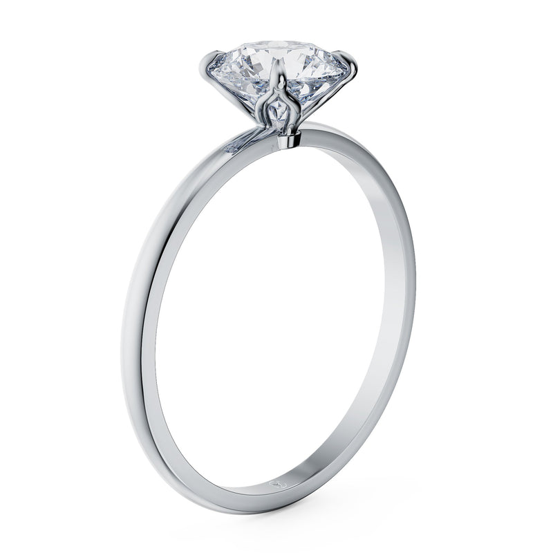 Bloom Round Brilliant Solitaire Engagement Ring